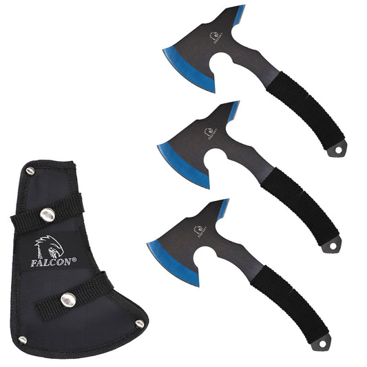 Falcon 3 Piece Axe Set Blue