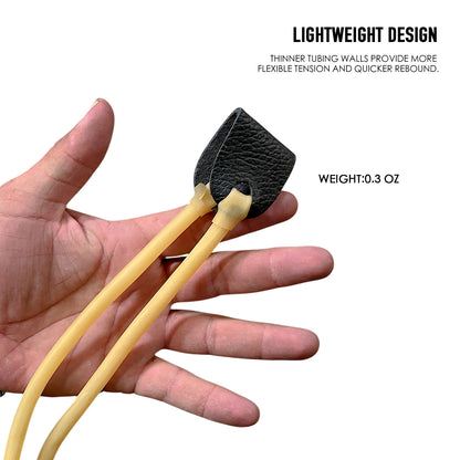 Slingshot Rubber rope and leather holder