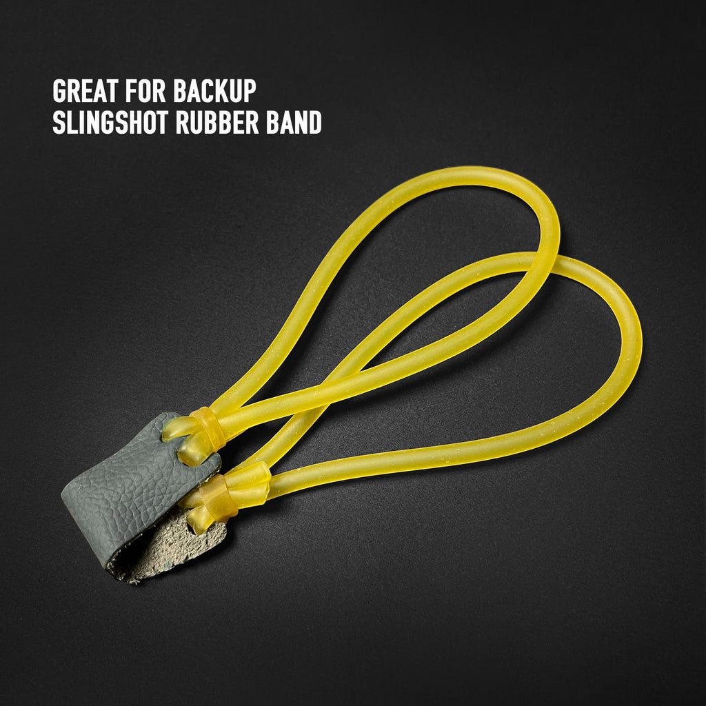 Slingshot Rubber rope and leather holder