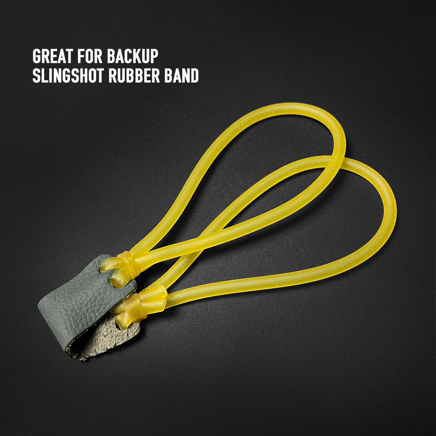 Slingshot Rubber rope and leather holder