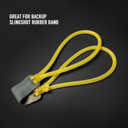 Slingshot Rubber rope and leather holder