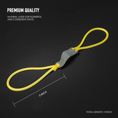 Slingshot Rubber rope and leather holder