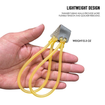 Slingshot Rubber rope and leather holder