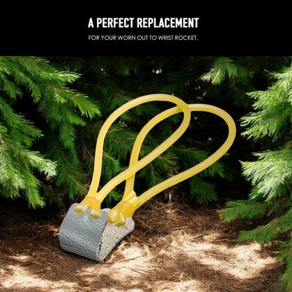 Slingshot Rubber rope and leather holder