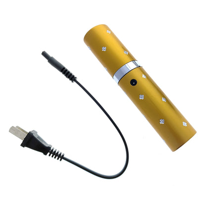 Yellow 5" Lip Stick 5 Million Volts Stun Gun Volt w/ Flash Light