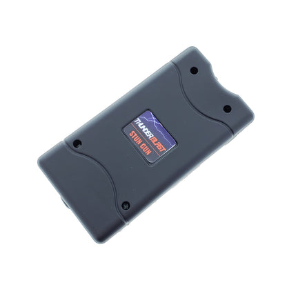 18M Black Stun Gun with LED Flashlight