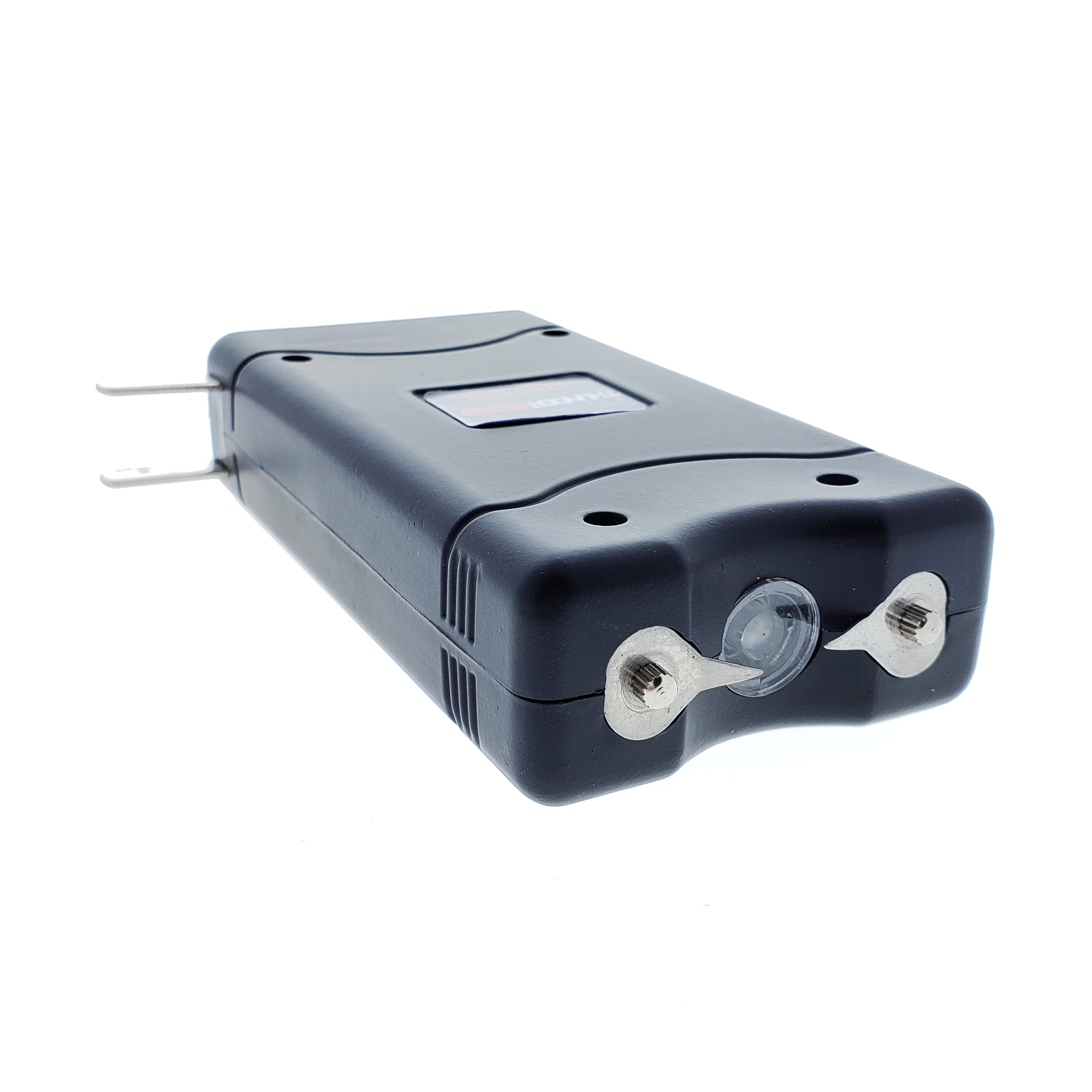 18M Black Stun Gun with LED Flashlight