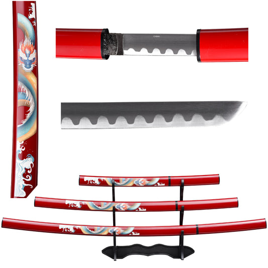 Samurai Swords Set Wholesale - 3PCS Samurai Sword Set Wholesaler