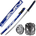 Blue Samurai Sword with Stand