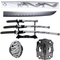 3Pcs Samurai sword set, Plastic scabbard