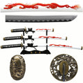 Dragon 3-Piece Samurai Sword Set with Katana, Wakizashi & Tanto | SA127WT-DG