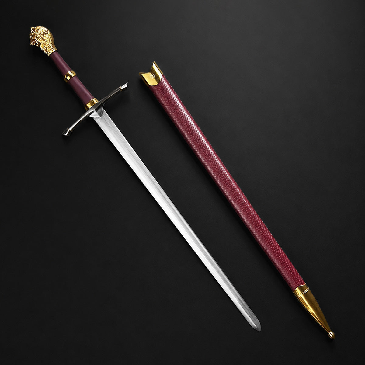 39" Lion head one hand sword