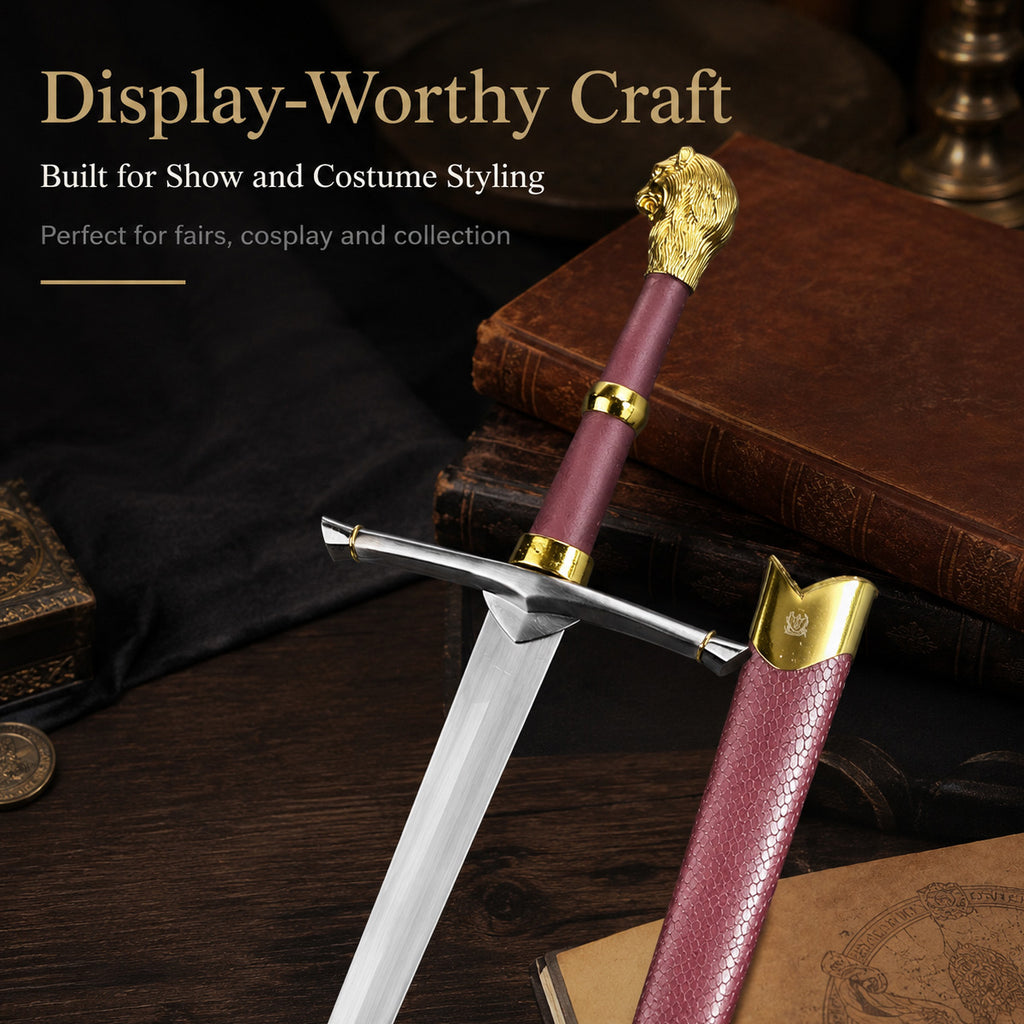 39" Lion head one hand sword