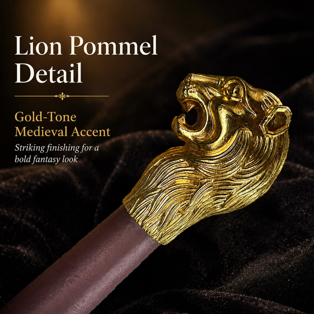 39" Lion head one hand sword