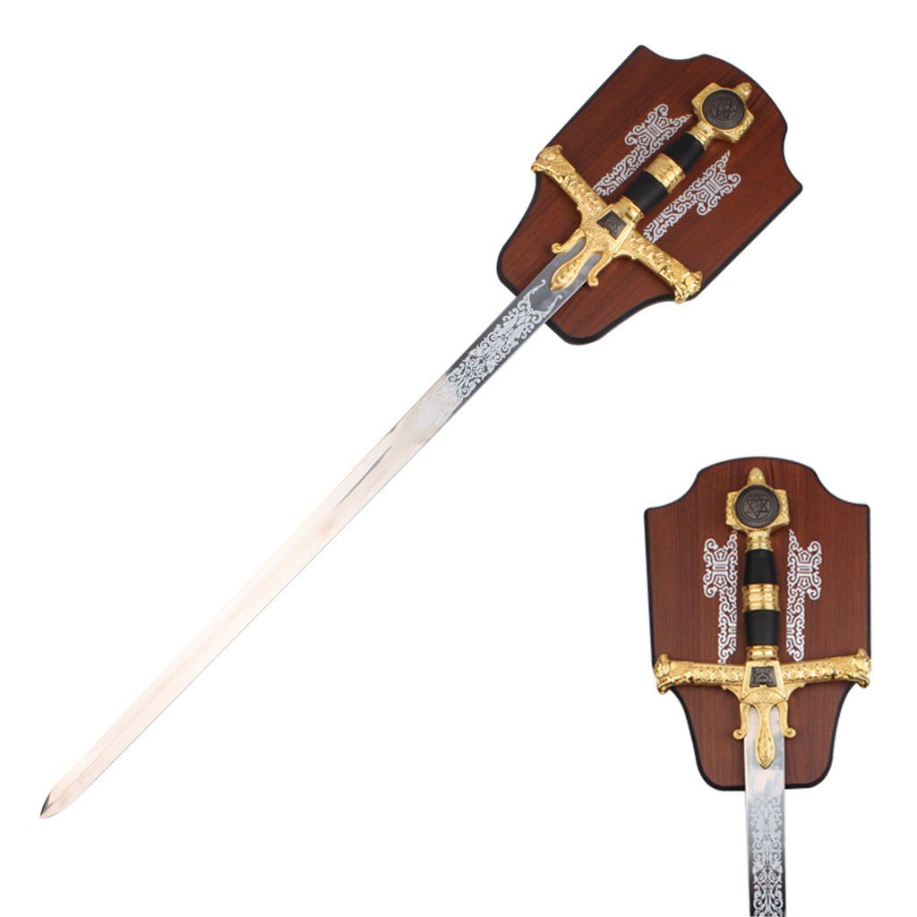 47 1/2" Masonic Sword with Decorative Plaque