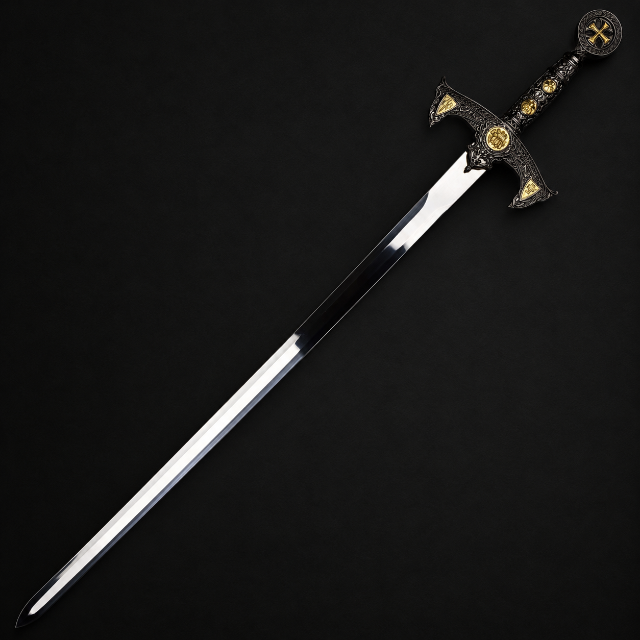 38" Knights of Templar One Hand Sword