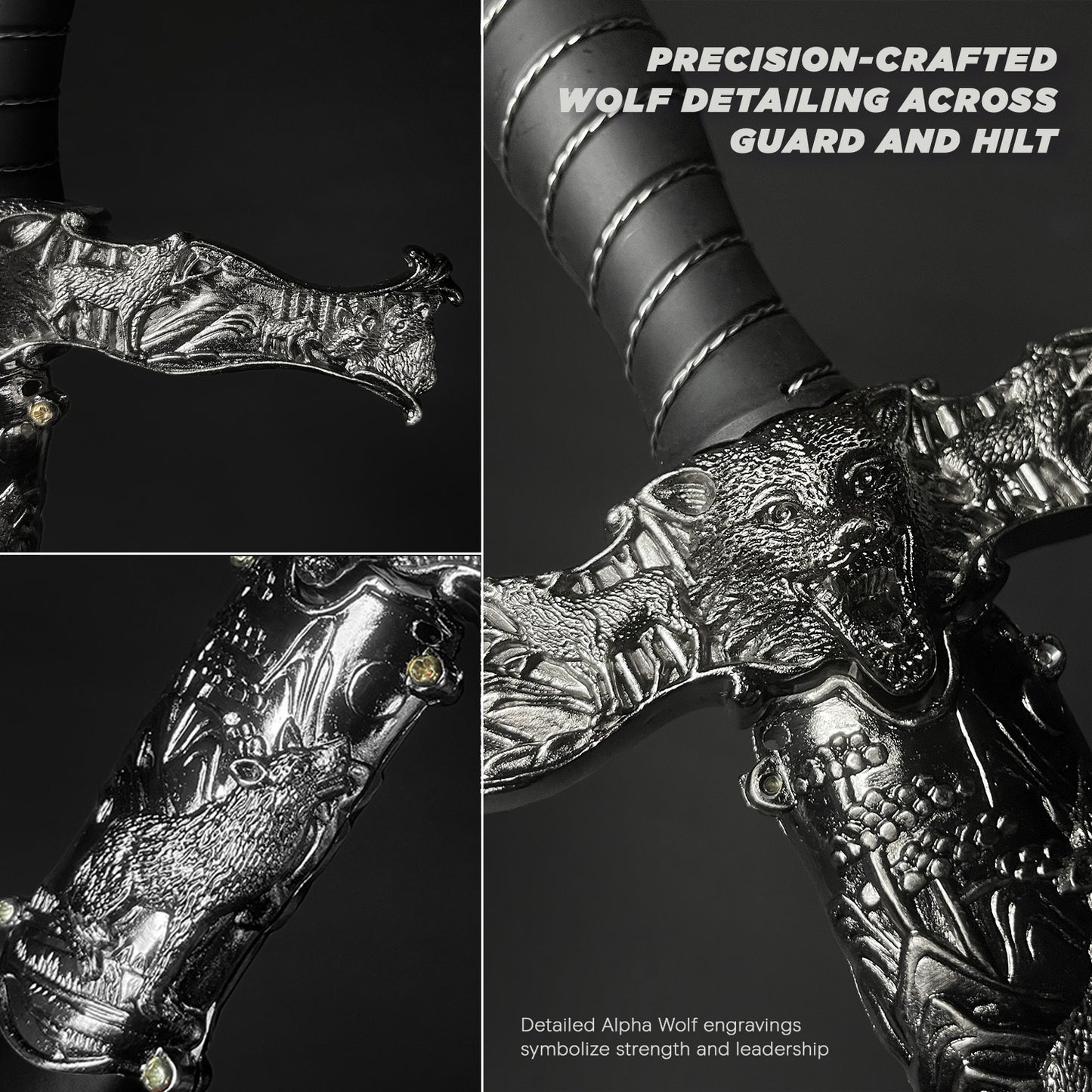 33" Howling Wolf Sword