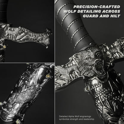 33" Howling Wolf Sword