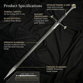 42 1/4" King's One Hand Sword