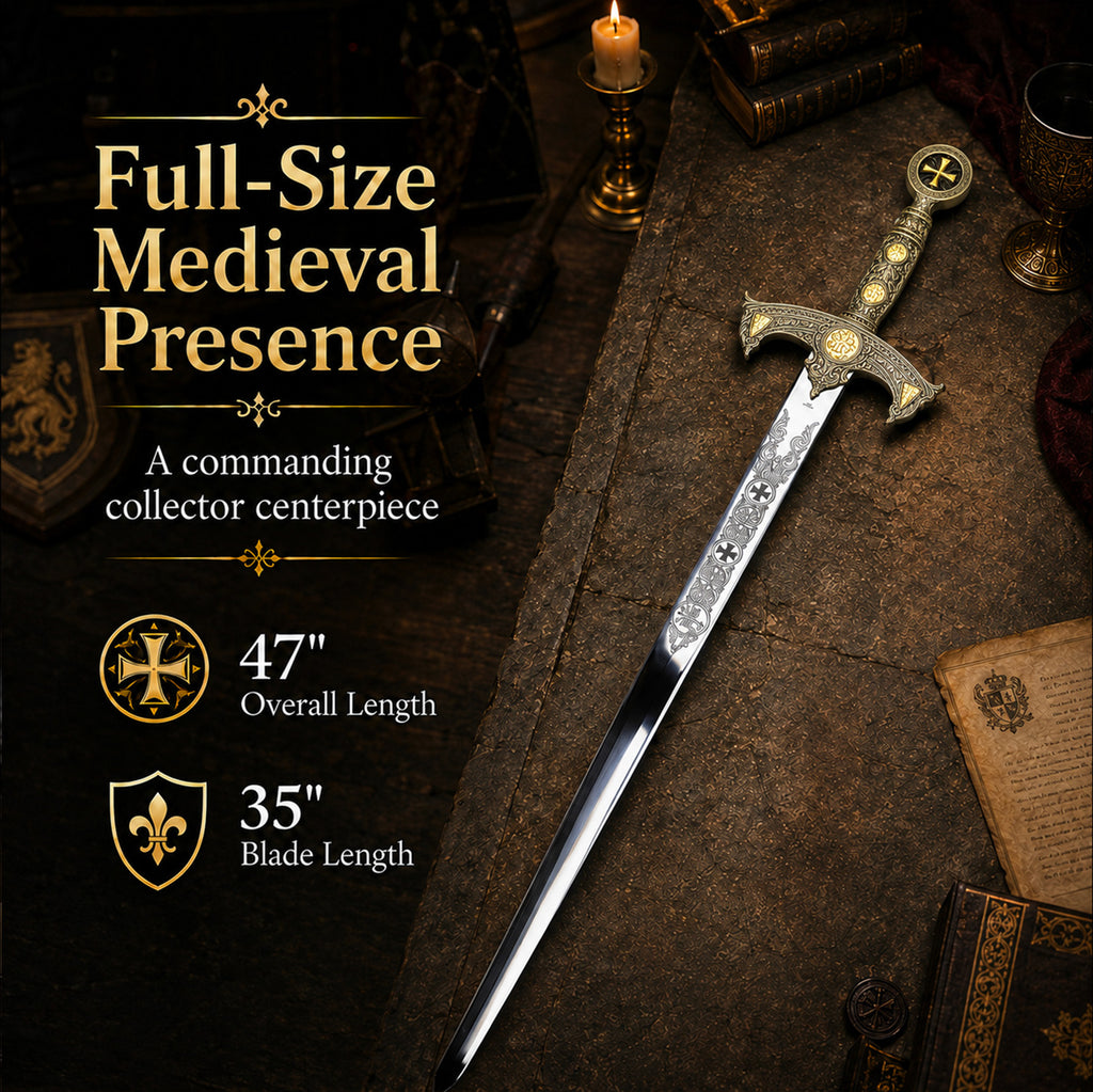 47" Knights of Templar Sword