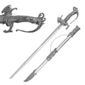 36.75" Silver Dragon Sword