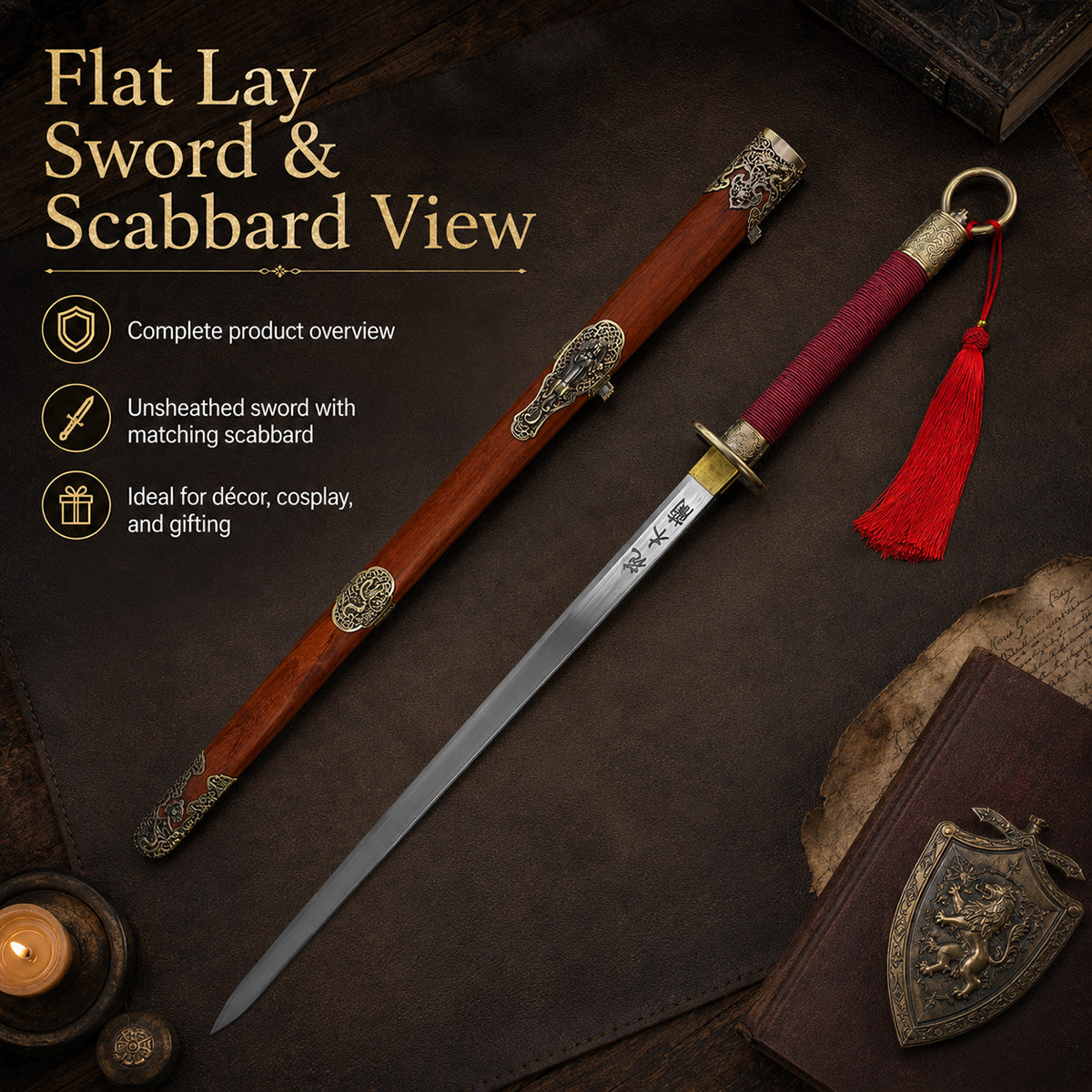 Hua Mulan Sword - 41" Chinese Sword "Hua Mulan"