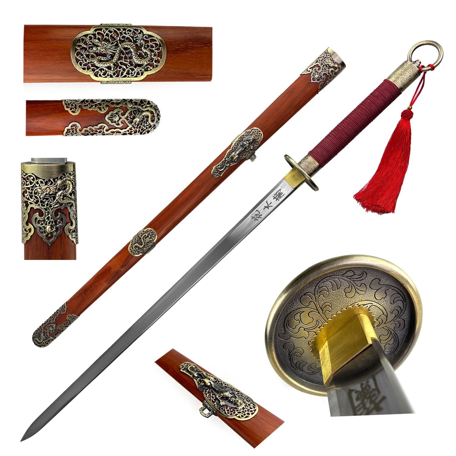 Hua Mulan Sword Wholesale - Buy 41" Chinese Sword "Hua Mulan" In Bulk
