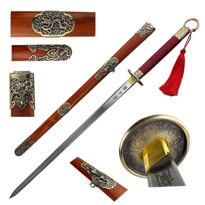 Hua Mulan Sword Wholesale - Buy 41" Chinese Sword "Hua Mulan" In Bulk