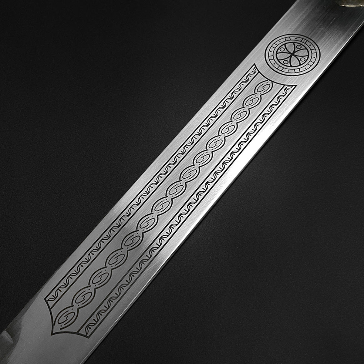 45" Excalibur Sword With Hanging Plaque Knight Collection
