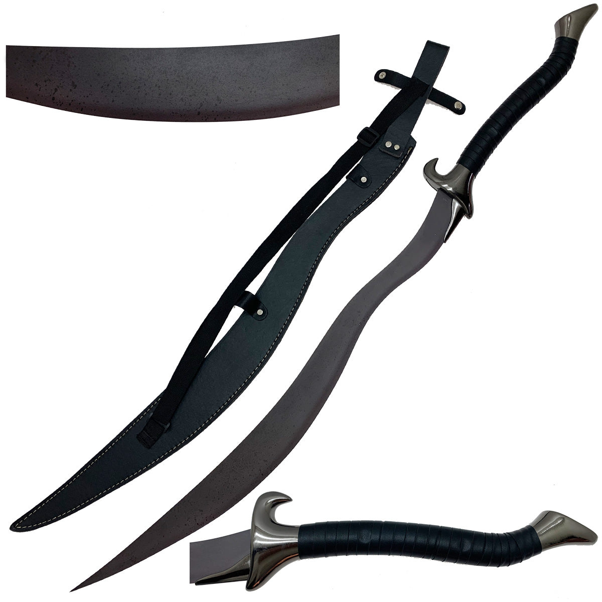 44" Sword with Leather Sheath.
