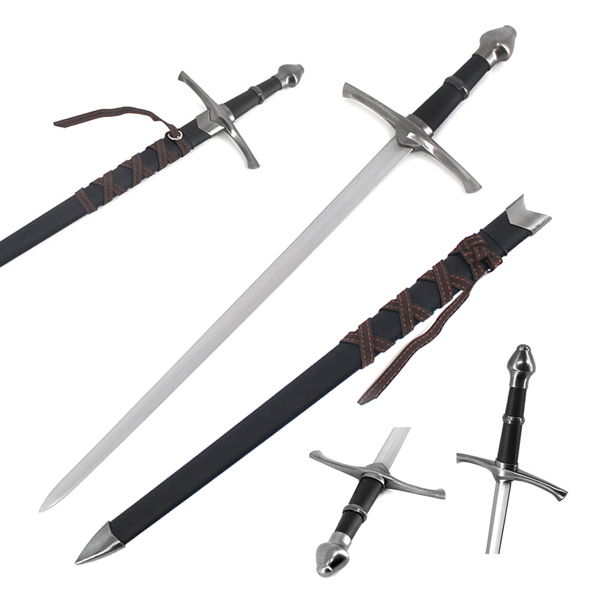 Medieval Sword : 24.25" Fantasy sword, Blade: 420 steel