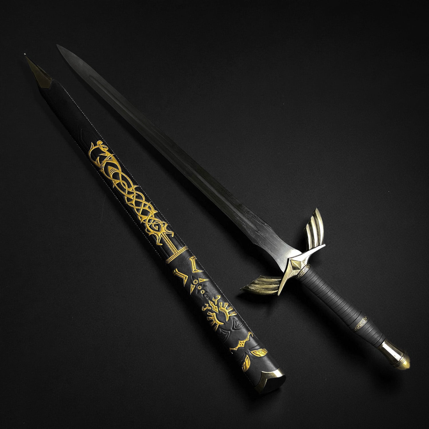 50" Fantasy Sword Fantasy Sword - Black