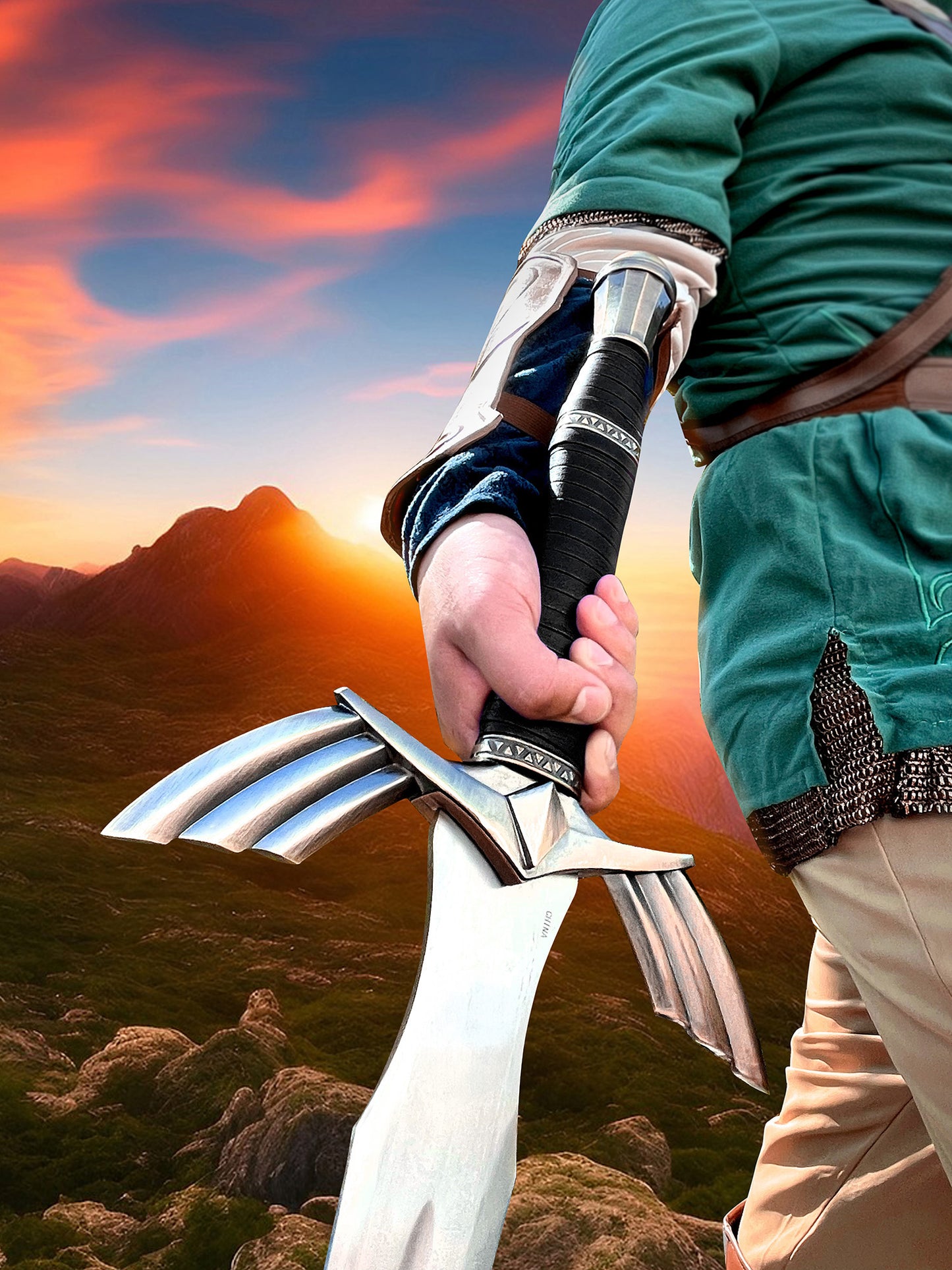 50" Fantasy Sword Fantasy Sword - Black