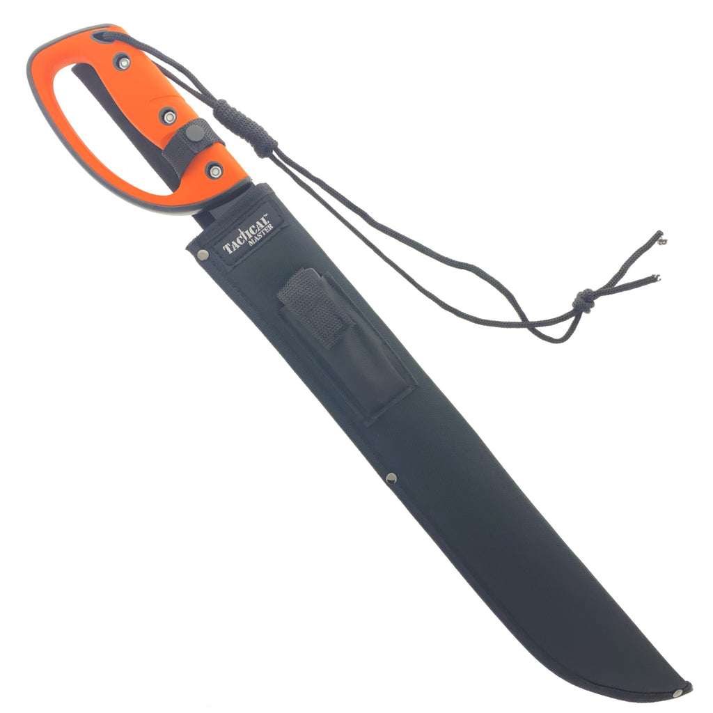 Tactical Master Orange 26" Machete w/Fire Starter & Sharping Stone