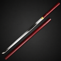 Musha Zatoichi Style Shirasaya (Burgundy)