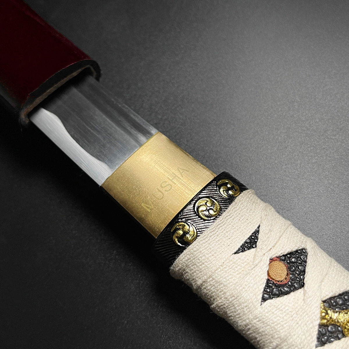 Wholesale Musha Zetsurin Katana (Red) - Wholesale Samurai Swords