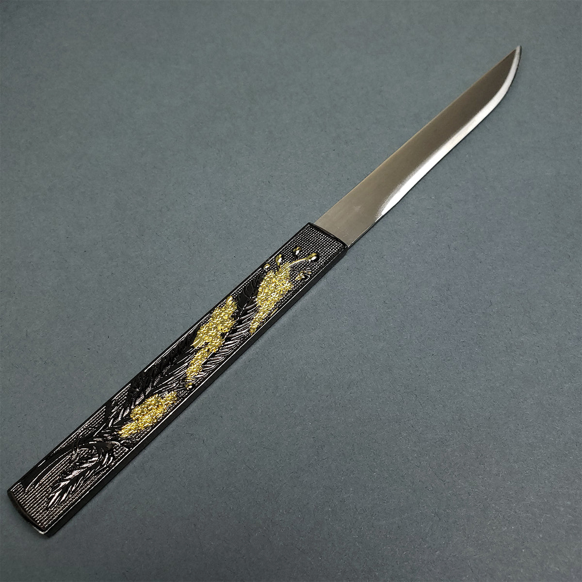 41" Hand Forge Samurai Sword, 1045 steel, Extra dagger, Blac