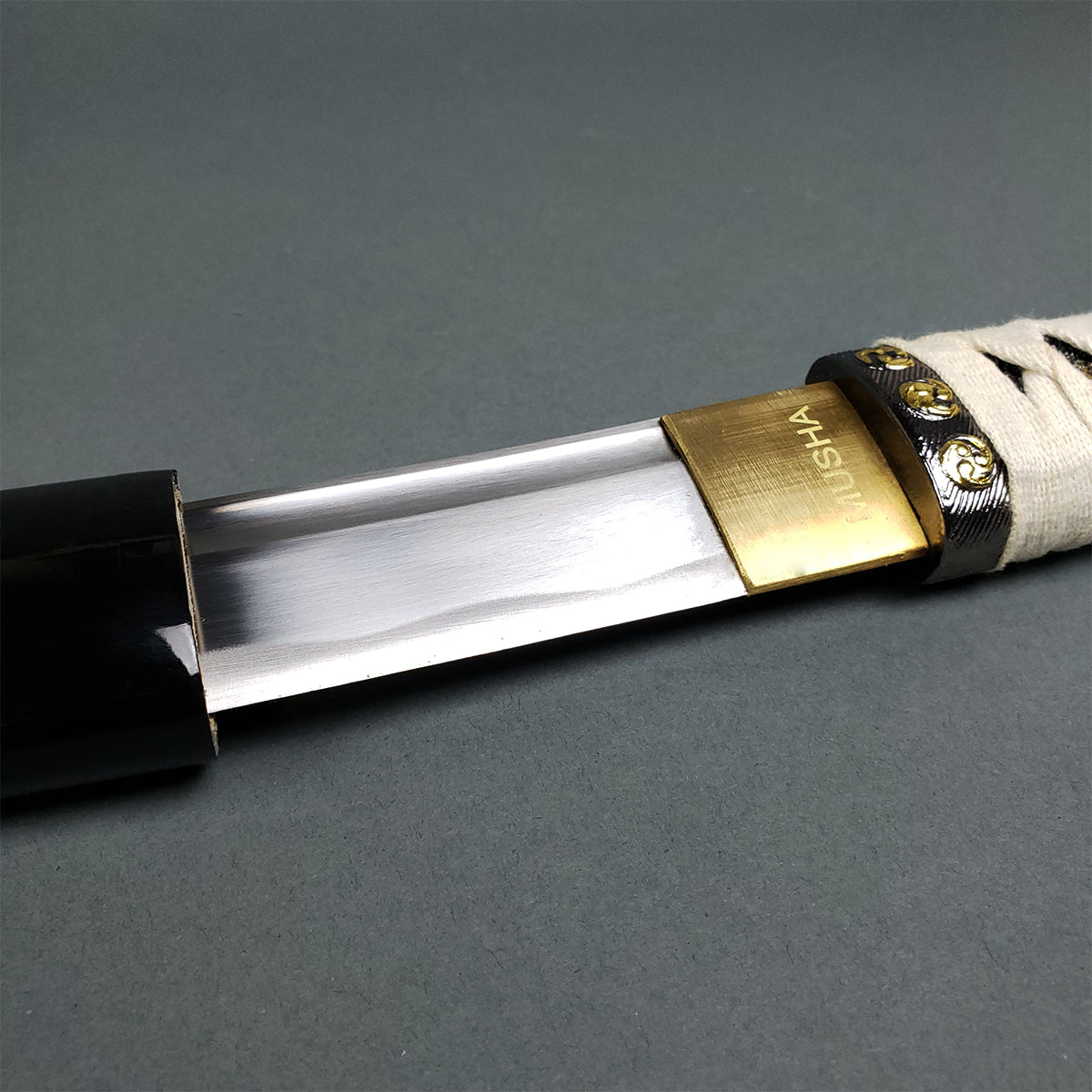 41" Hand Forge Samurai Sword, 1045 steel, Extra dagger, Blac