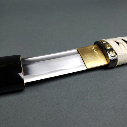 41" Hand Forge Samurai Sword, 1045 steel, Extra dagger, Blac