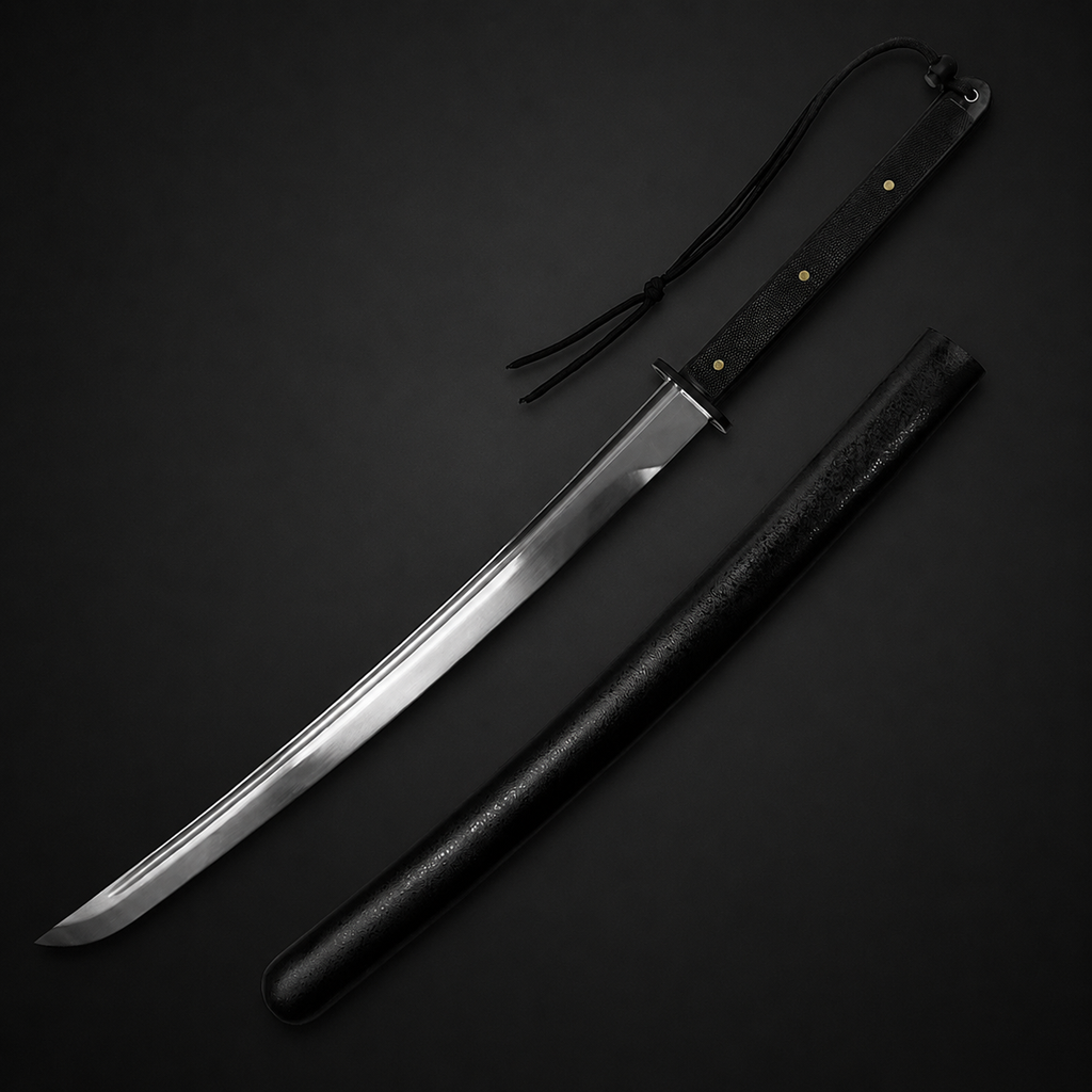 29" 1045 Steel Full Tang Tactical Wakizashi