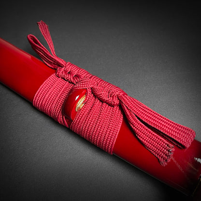 Musha 41" Red Damascus Blade Hand Forged Samurai Sword