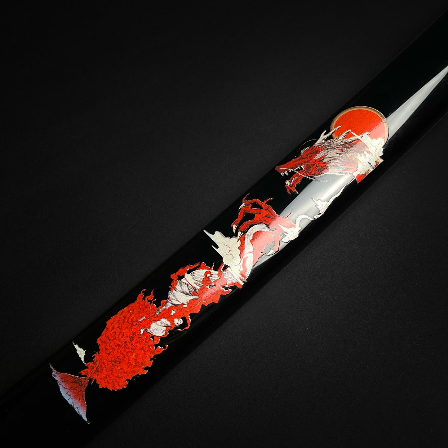 40 1/2" Hand Forged Samurai Sword comes with stand