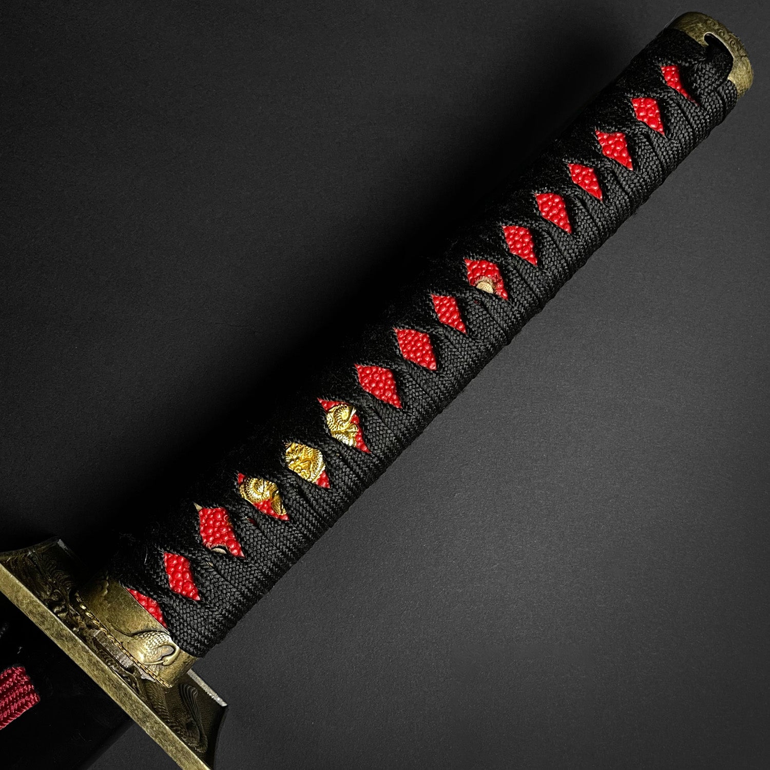 40 1/2" Hand Forged Samurai Sword comes with stand