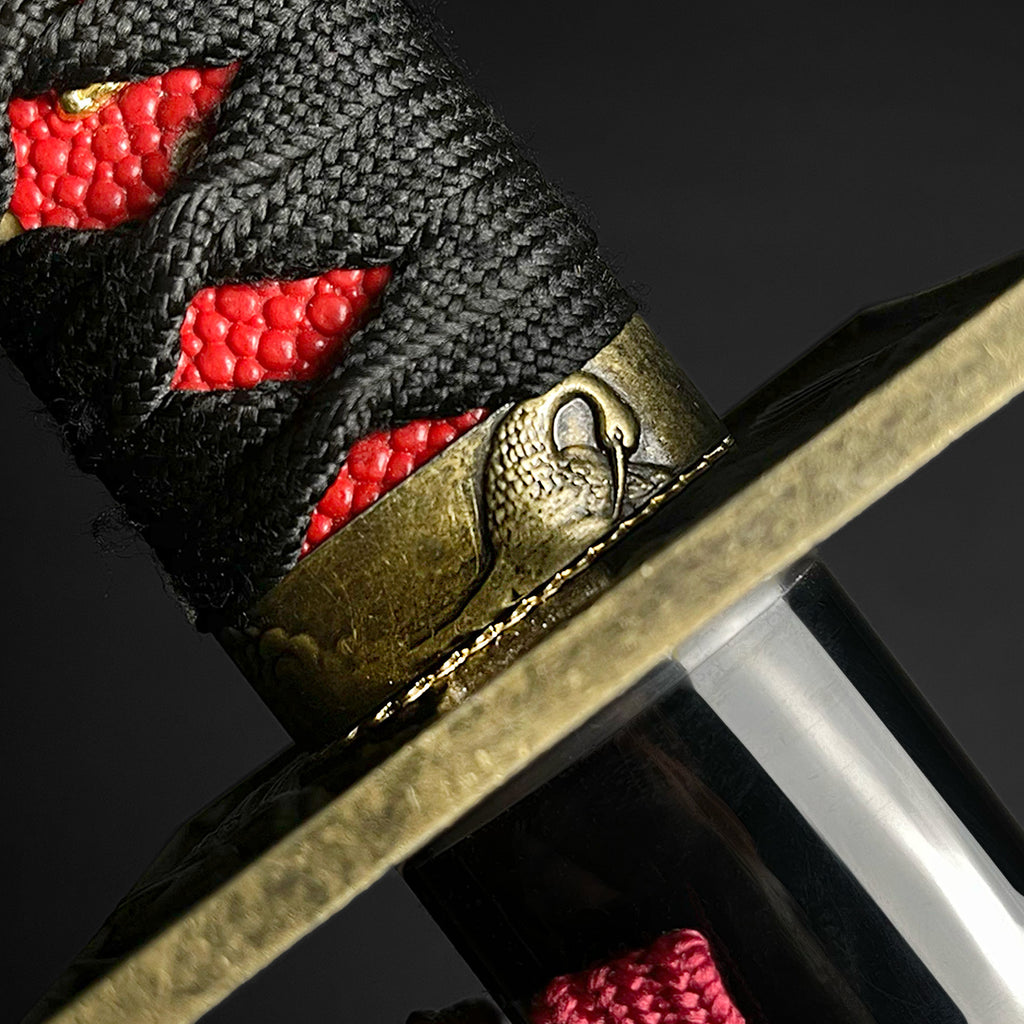 40 1/2" Hand Forged Samurai Sword comes with stand