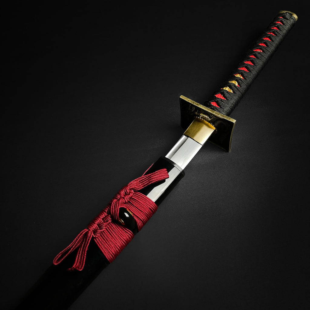 40 1/2" Hand Forged Samurai Sword comes with stand