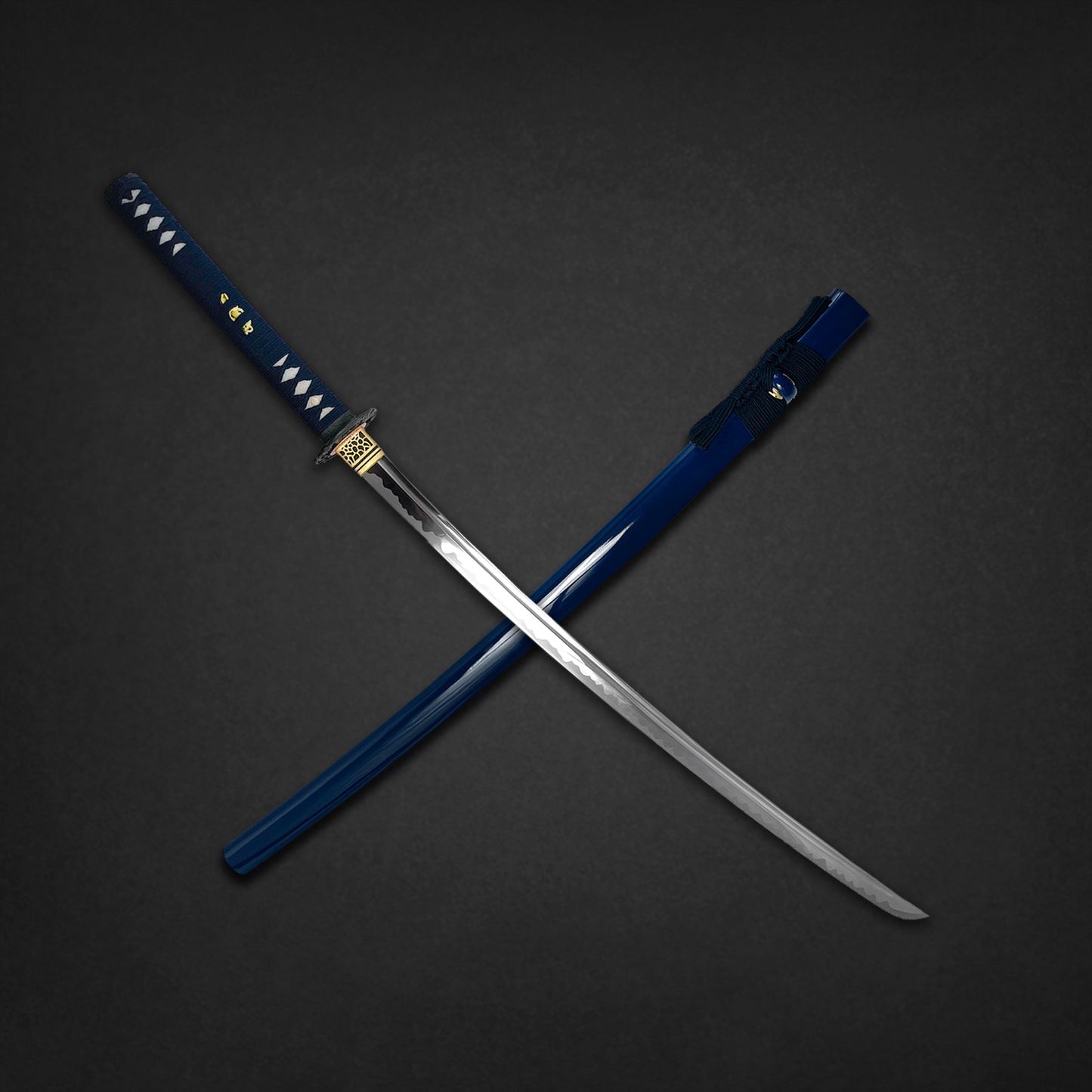 Musashi Gold Series 42" Hand forged "Angry Wave" Katana