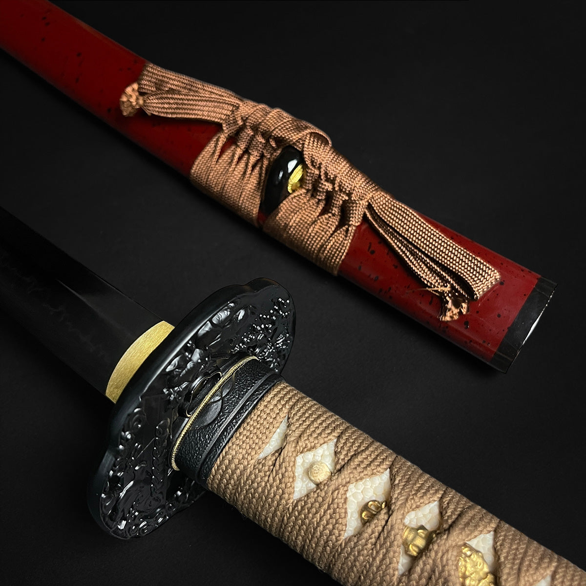 Musashi Gold Collection: “Yamata no Orochi” Burgundy Katana