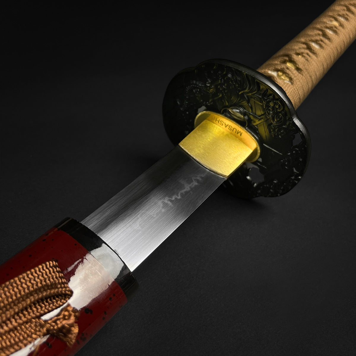 Musashi Gold Collection: “Yamata no Orochi” Burgundy Katana