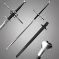 66.14"  Hand Made Sharp 1060 Steel Medieval Sword