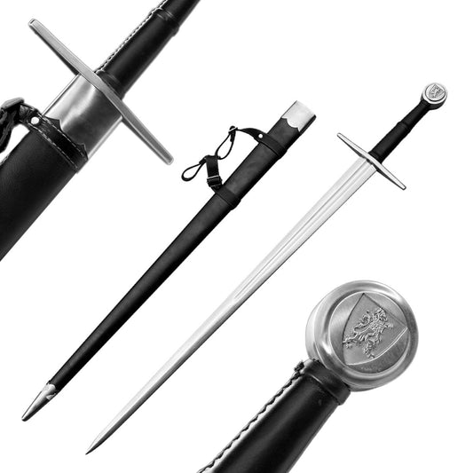 47.65"  Hand Made Sharp 1060 Steel Medieval Sword